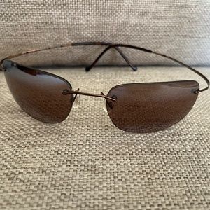 Maui Jim Kapalua titanium polarized sunglasses 502-23